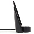Ładowarka indukcyjna, City Energy Pro 10W z głośnikiem bluetooth, czarna - Lexon