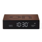 Budzik zegar elektroniczny Flip Premium, bronze - Lexon