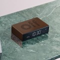 Budzik zegar elektroniczny Flip Premium, bronze - Lexon