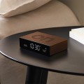 Budzik zegar elektroniczny Flip Premium, bronze - Lexon