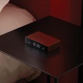 Budzik zegar elektroniczny Flip Premium, bronze - Lexon