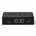 Budzik zegar elektroniczny Flip Premium, czarny - Lexon