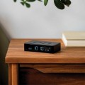Budzik zegar elektroniczny Flip Premium, czarny - Lexon
