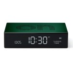Budzik zegar elektroniczny Flip Premium, zielony - Lexon
