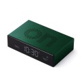 Budzik zegar elektroniczny Flip Premium, zielony - Lexon