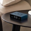Budzik zegar elektroniczny Flip Premium, niebieski - Lexon