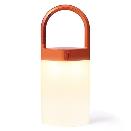 Bezprzewodowa lampa stołowa Horizon LED, pomarańczowa - Lexon