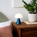 Lampa grzybek Mina 17 bezprzewodowa, niebieska - Lexon