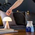 Lampa z głośnikiem bluetooth Mina Audio Led, bezprzewodowa, gold złota - Lexon