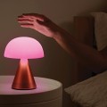 Lampa z głośnikiem bluetooth Mina Audio Led, bezprzewodowa, gold złota - Lexon