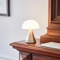 Lampa z głośnikiem bluetooth Mina Audio Led, bezprzewodowa, gold złota - Lexon