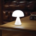 Mała lampka stołowa Mina Led 11 bezprzewodowa, biała - Lexon