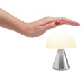 Mała lampka stołowa Mina Led 11 bezprzewodowa, aluminium - Lexon