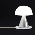 Mała lampka stołowa Mina Led 11 bezprzewodowa, aluminium - Lexon