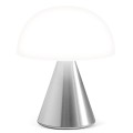 Mała lampka stołowa Mina Led 11 bezprzewodowa, aluminium - Lexon