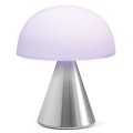 Mała lampka stołowa Mina Led 11 bezprzewodowa, aluminium - Lexon