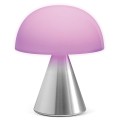 Mała lampka stołowa Mina Led 11 bezprzewodowa, aluminium - Lexon