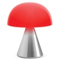 Mała lampka stołowa Mina Led 11 bezprzewodowa, aluminium - Lexon