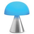 Mała lampka stołowa Mina Led 11 bezprzewodowa, aluminium - Lexon
