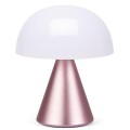 Mała lampka stołowa Mina Led 11 bezprzewodowa, różowa - Lexon
