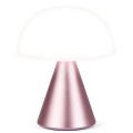 Mała lampka stołowa Mina Led 11 bezprzewodowa, różowa - Lexon