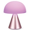 Mała lampka stołowa Mina Led 11 bezprzewodowa, różowa - Lexon