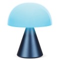 Mała lampka stołowa Mina Led 11 bezprzewodowa, niebieska - Lexon
