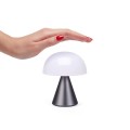 Mała lampka stołowa Mina Led 11 bezprzewodowa, szara - Lexon