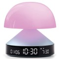Budzik z lampką Mina Sunrise, jasnoniebieski – Lexon