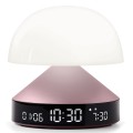 Budzik z lampką Mina Sunrise, różowy – Lexon