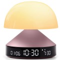 Budzik z lampką Mina Sunrise, różowy – Lexon