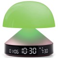 Budzik z lampką Mina Sunrise, różowy – Lexon