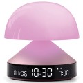 Budzik z lampką Mina Sunrise, różowy – Lexon