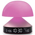 Budzik z lampką Mina Sunrise, różowy – Lexon