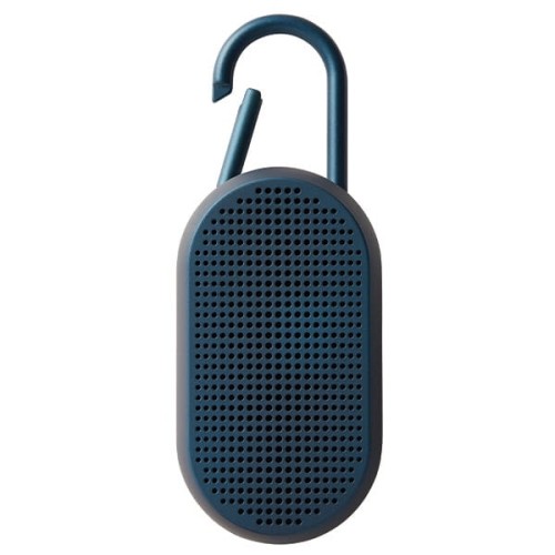 Głośnik bluetooth, wodoodporny, przenośny, Mino T, niebieski - Lexon