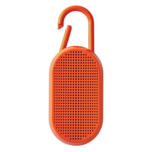 Głośnik bluetooth, wodoodporny, przenośny, Mino T, pomarańczowy - Lexon