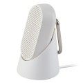 Głośnik bluetooth, wodoodporny, przenośny, Mino T, biały mat - Lexon