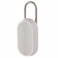 Głośnik bluetooth, wodoodporny, przenośny, Mino T, biały mat - Lexon