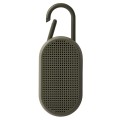 Głośnik bluetooth, wodoodporny, przenośny, Mino T, zielony khaki - Lexon