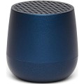 Głośnik bluetooth mały Mino+ Alu, niebieski - Lexon