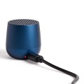 Głośnik bluetooth mały Mino+ Alu, niebieski - Lexon