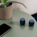 Głośnik bluetooth mały Mino+ Alu, niebieski - Lexon