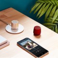 Głośnik bluetooth mały Mino+ Alu, czerwony - Lexon