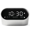Budzik z termometrem Ray Clock, aluminiowy - Lexon