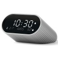 Budzik z termometrem Ray Clock, aluminiowy - Lexon