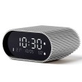 Budzik z termometrem Ray Clock, aluminiowy - Lexon