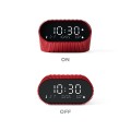 Budzik z termometrem Ray Clock, czerwony - Lexon