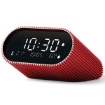 Budzik z termometrem Ray Clock, czerwony - Lexon