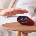 Budzik z termometrem Ray Clock, czerwony - Lexon