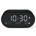 Budzik z termometrem Ray Clock, czarny - Lexon